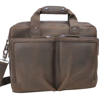 Classic Leather Medium Laptop Bag